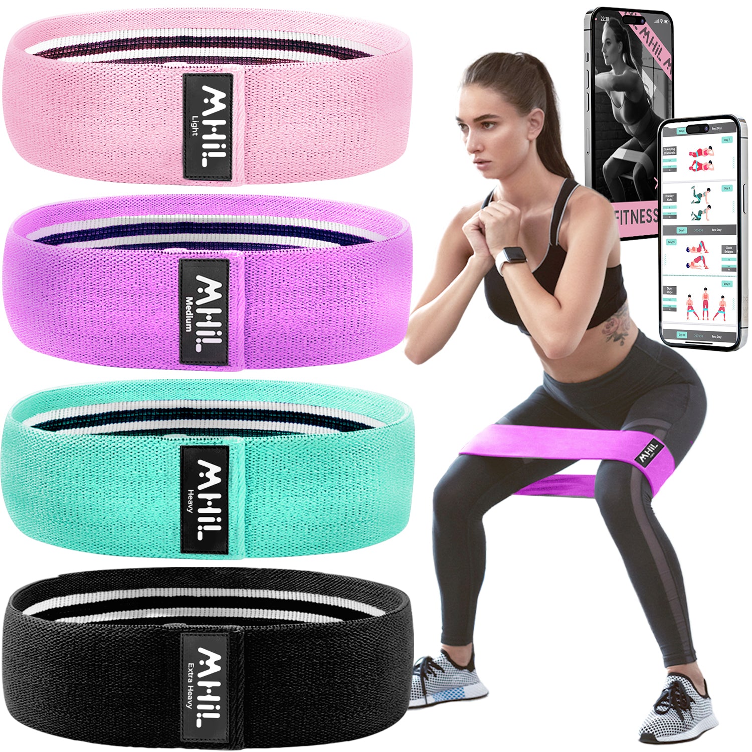 MHIL 4 Resistance Bands – mh-il