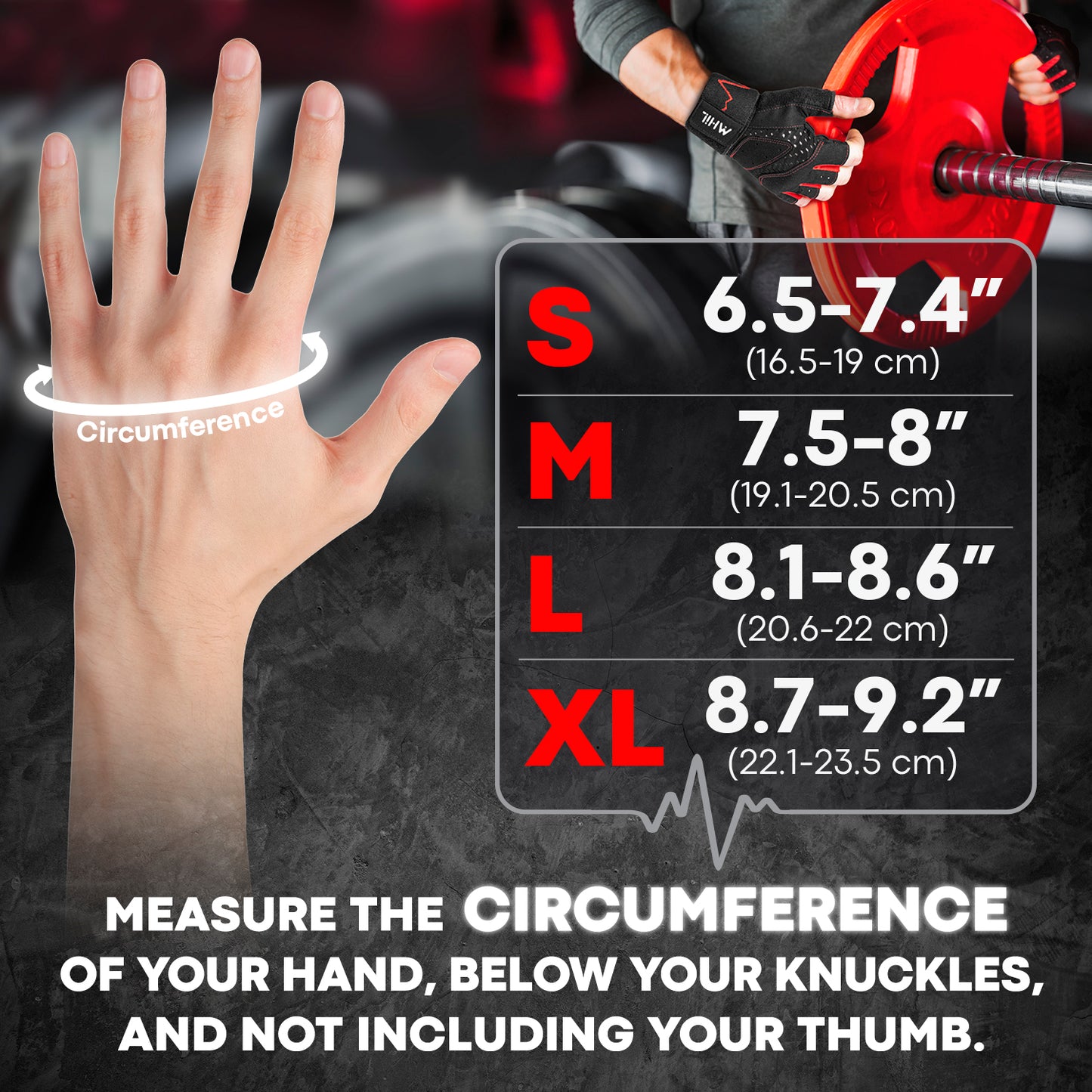 MHIL Workout Gloves Mens & Women's